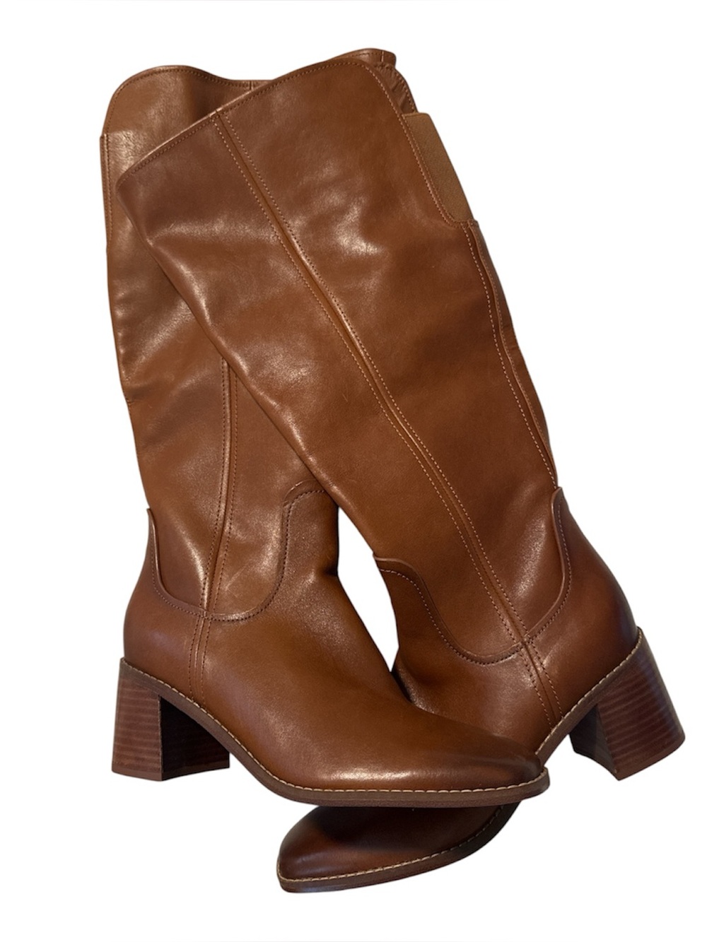 Naturalizer 27 Edit- Edda Women's Boots Wide Calf Leather Upper